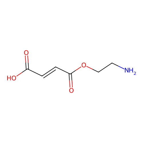 4-(2-Aminoethoxy)-4-oxobut-2-enoic acid structure