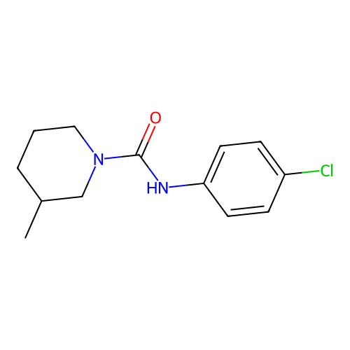 1-(4-Chlorophenylcarbamoyl)-3-methylpiperidine structure