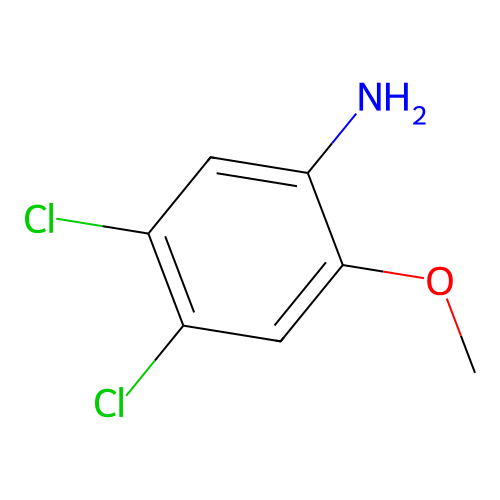 Benzenamine, 4,5-dichloro-2-methoxy- structure
