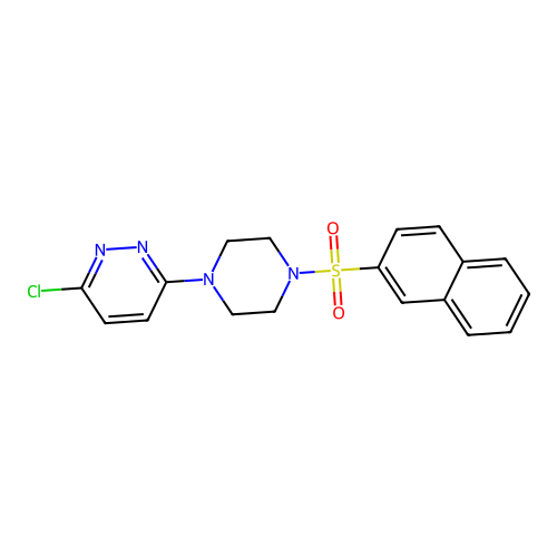 3-Chloro-6-[4-(naphthalen-2-ylsulfonyl)piperazin-1-yl]pyridazine structure