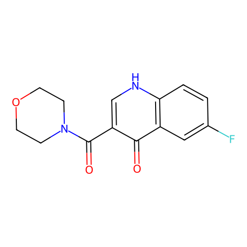 (6-Fluoro-4-hydroxyquinolin-3-yl)(morpholin-4-yl)methanone structure