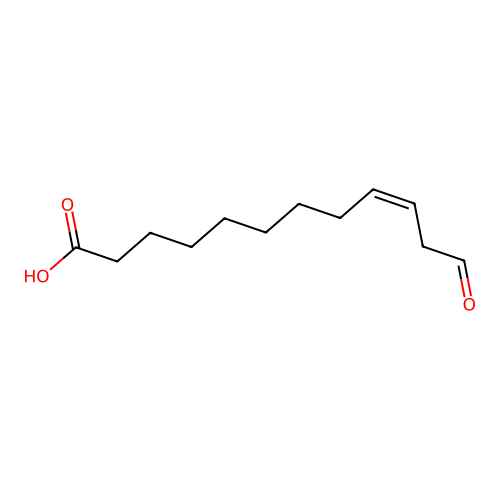 12-oxo-9Z-dodecenoic acid structure