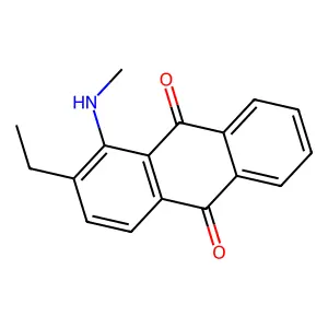 9,10-Anthracenedione, 2-ethyl-1-(methylamino)- structure