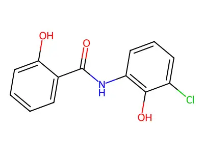 Benzamide, N-(3-chloro-2-hydroxyphenyl)-2-hydroxy- structure