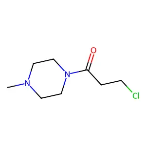 3-Chloro-1-(4-methylpiperazin-1-yl)propan-1-one structure