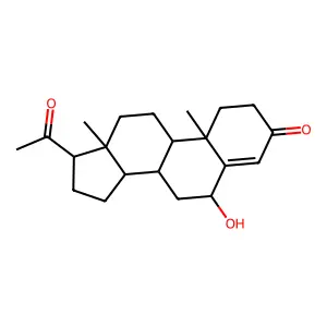 6beta-Hydroxyprogesterone structure