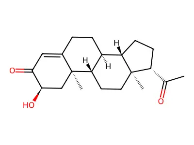ss-Hydroxyprogesteron structure