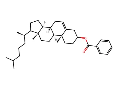 苯甲酸胆固醇脂 structure