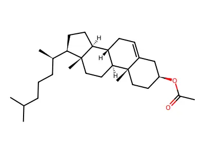 胆固醇乙酸酯 structure