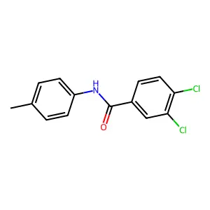 3,4-dichloro-N-(4-methylphenyl)benzamide structure
