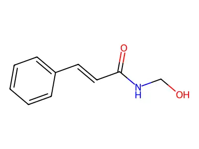 N-(hydroxymethyl)cinnamamide structure