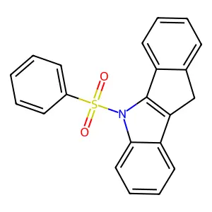 5-(Benzenesulfonyl)-5,10-dihydroindeno[1,2-b]indole structure