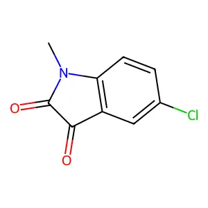5-Chloro-1-methylindole-2,3-dione structure
