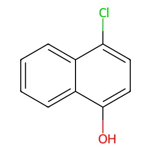 4-Chloro-1-naphthol structure