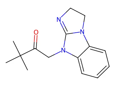 1-(1,2-Dihydroimidazo[1,2-a]benzimidazol-4-yl)-3,3-dimethylbutan-2-one structure