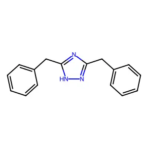 3,5-dibenzyl-1H-1,2,4-triazole structure