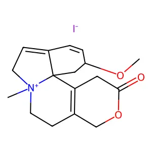 β-刺桐定甲基碘化物 structure