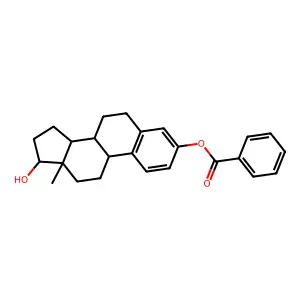 alpha-Estradiol 3-benzoate structure
