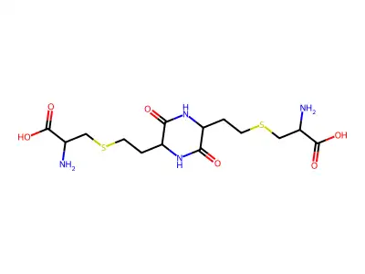 (L)-3,6-Bis(5-(-amino--carboxyethyl)ethyl)-2,5-diketopiperazine structure