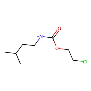 异戊基氨基甲酸2-氯乙酯 structure