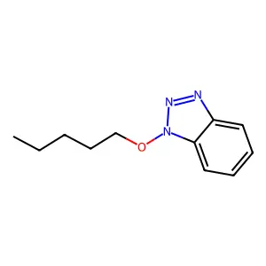 1-Pentoxybenzotriazole structure