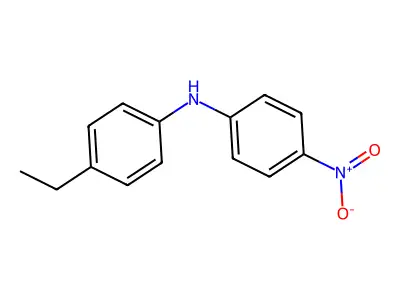 4-ethyl-N-(4-nitrophenyl)aniline structure