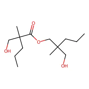2-(Hydroxymethyl)-2-methylpentyl 2-(hydroxymethyl)-2-methylvalerate structure