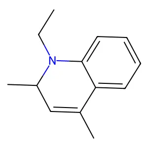 1-Ethyl-2,4-dimethyl-1,2-dihydroquinoline structure