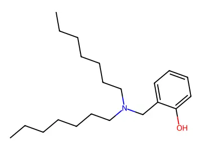 Phenol, 2-((diheptylamino)methyl)- structure