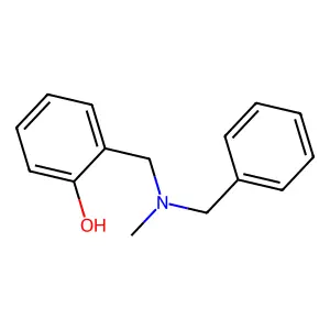 2-((Methyl(phenylmethyl)amino)methyl)phenol structure