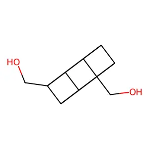 [4-(Hydroxymethyl)cuban-1-yl]methanol structure