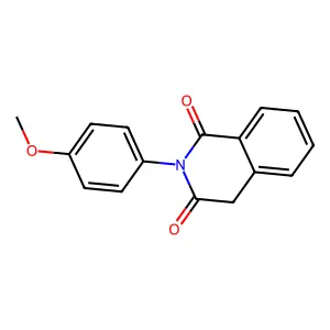 1,3(2H,4H)-Isoquinolinedione, 2-(4-methoxyphenyl)- structure