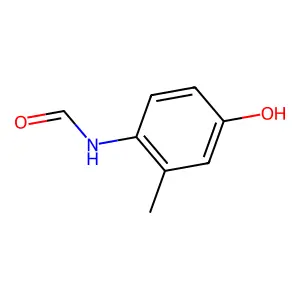 N-(4-Hydroxy-2-methylphenyl)formamide structure