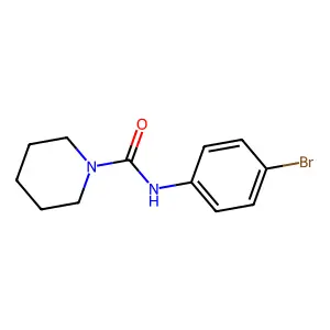 1-((4-Bromophenyl)carbamoyl)piperidine structure