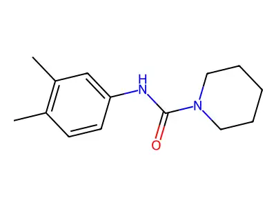 1-(N-(3,4-Xylyl)carbamoyl)piperidine structure
