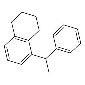 Naphthalene, 1,2,3,4-tetrahydro-5-(1-phenylethyl)- structure