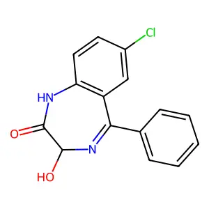 奥沙西泮 structure