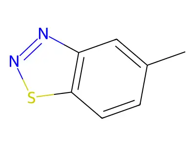 5-Methyl-1,2,3-benzothiadiazole structure