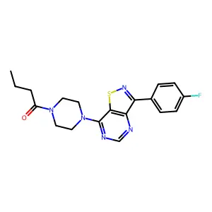 Piperazine,1-[3- isothiazolo[4,5-d]pyrimidin-7-yl]-4- - structure