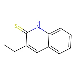 3-Ethylquinoline-2-thiol structure