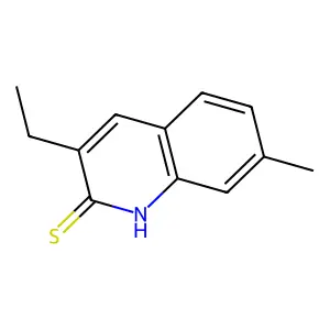 3-Ethyl-7-methylquinoline-2-thiol structure