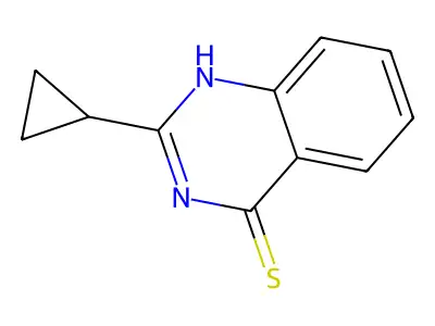 2-Cyclopropylquinazoline-4-thiol structure