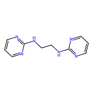 N,N'-Di-pyrimidin-2-yl-ethane-1,2-diamine structure