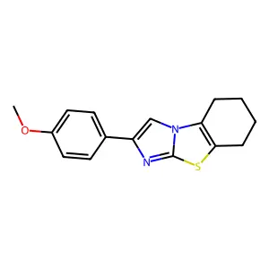 2-(4-Methoxyphenyl)-5,6,7,8-tetrahydroimidazo[2,1-b][1,3]benzothiazole structure