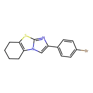 2-(4-Bromophenyl)-5,6,7,8-tetrahydroimidazo[2,1-b][1,3]benzothiazole structure