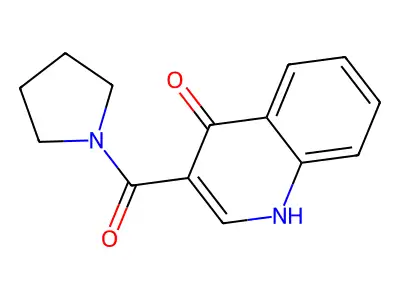 3-(Pyrrolidine-1-carbonyl)quinolin-4(1H)-one structure