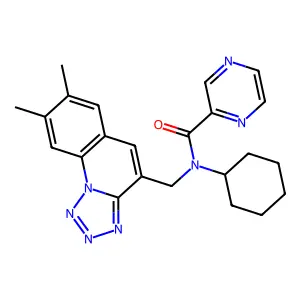 pyrazinecarboxamide,n-cyclohexyl-n-[methyl]- structure