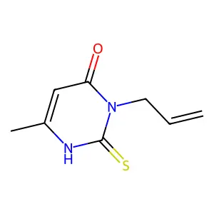 3-Allyl-6-methyl-2-thiouracil structure