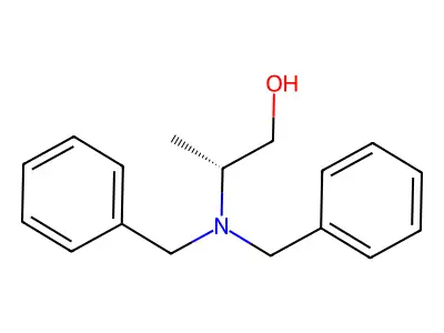 2-(Dibenzylamino)propan-1-ol structure