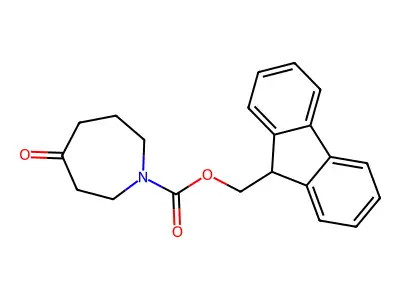 (9H-Fluoren-9-yl)methyl 4-oxoazepane-1-carboxylate structure